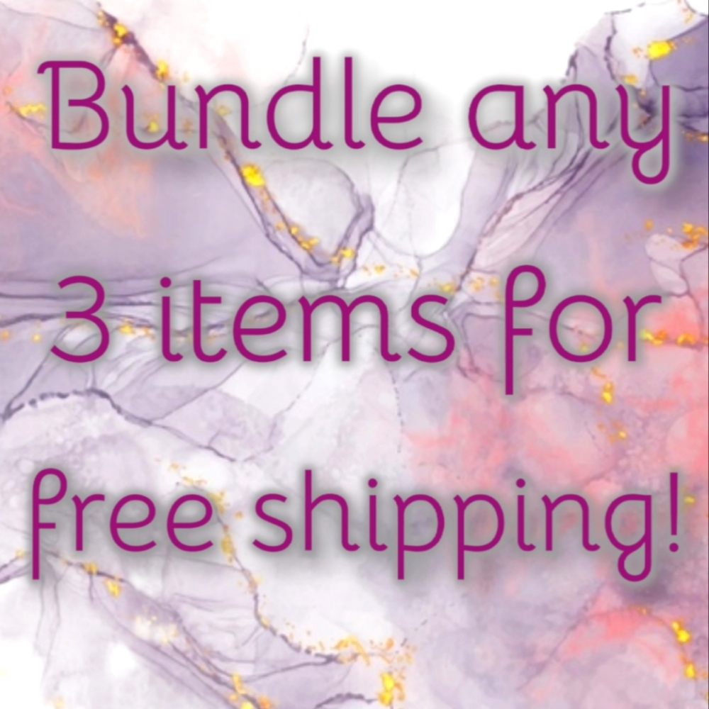 Free shipping on bundles of 3+ items!